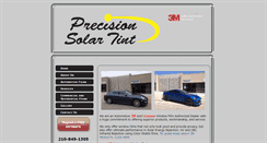 Desktop Screenshot of precisionsolarsa.com