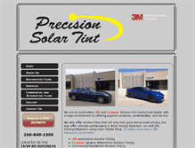 Tablet Screenshot of precisionsolarsa.com